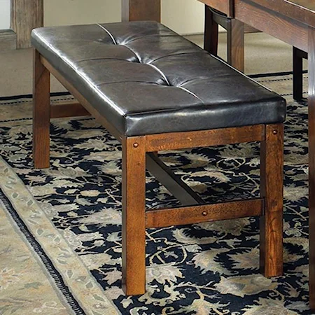 Dining Bench with Tufted Top